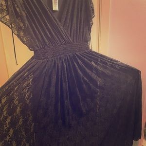 New Black Maxi Torrid dress never worn with tag